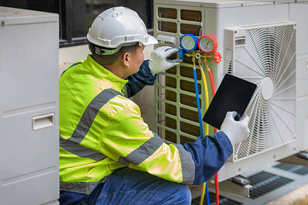 Professional Heat Pump Repair technician working in Jessup, PA